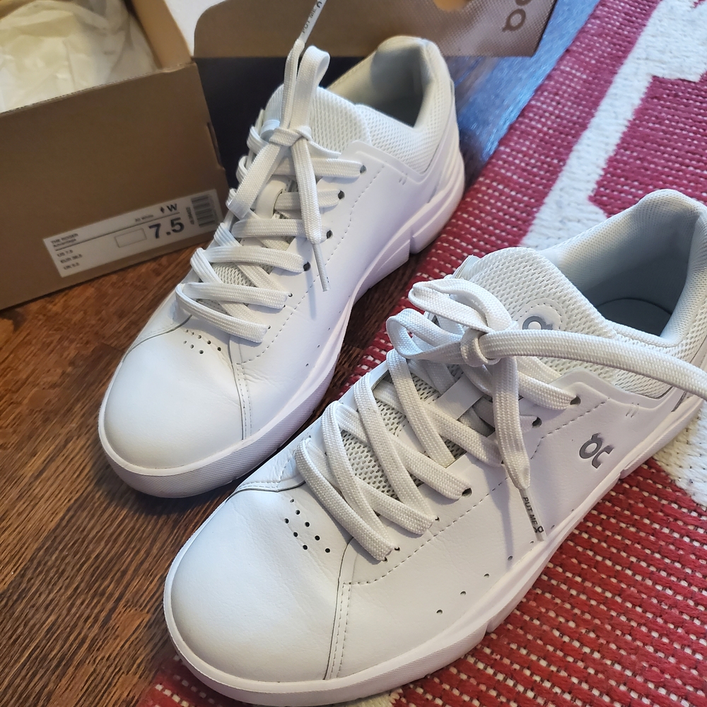 White On Running Sneakers